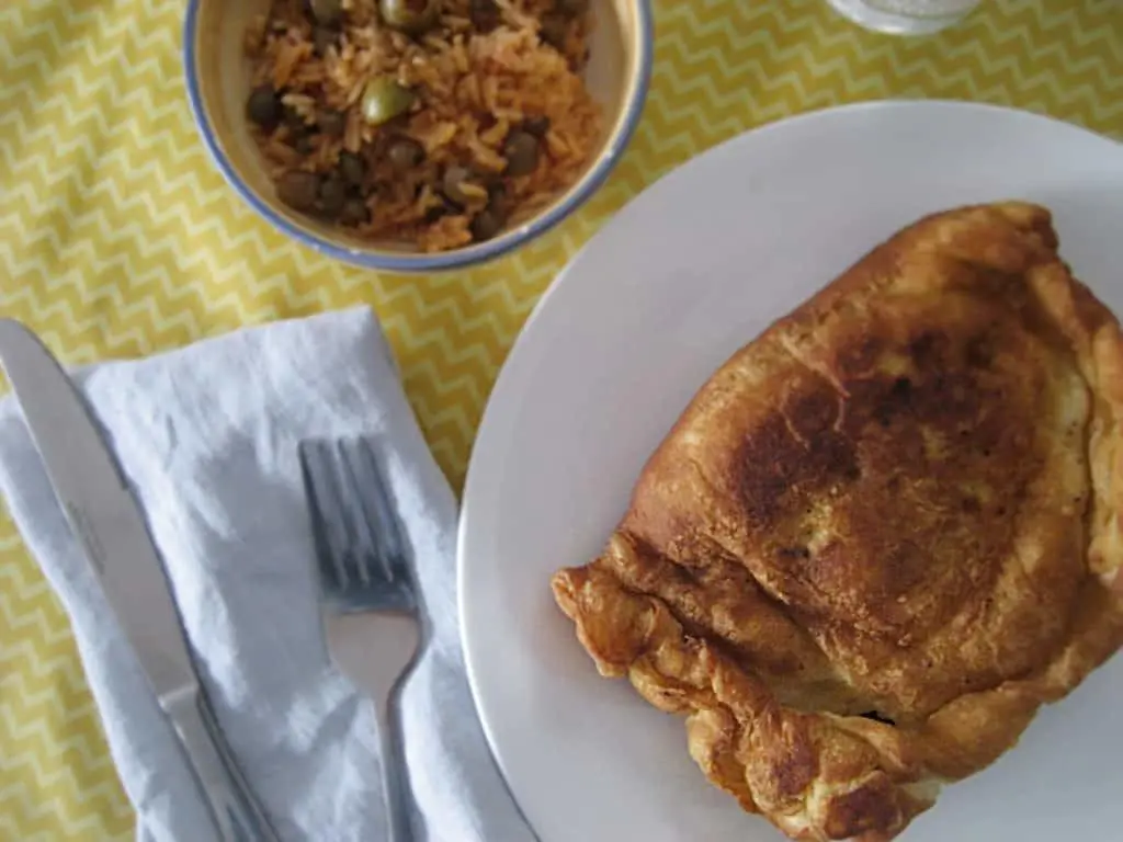 Indulge yourself with Puerto Rico's version of the ubiquitous meat pie!