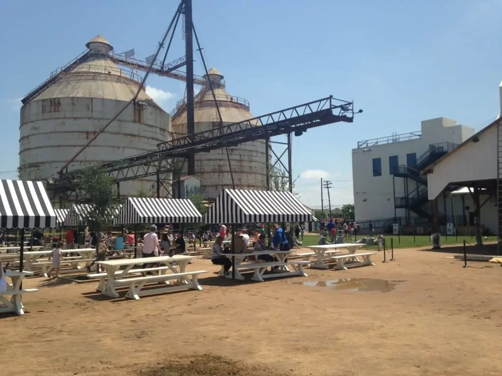 The silos at Magnolia Market in Waco, Texas.