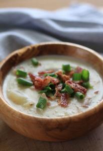 Simple and tasty Potato Soup with Bacon Recipe