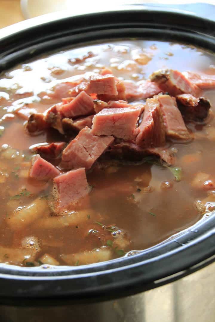Lone Star Red Beans and Rice. A smoked brisket version of a Southern classic.