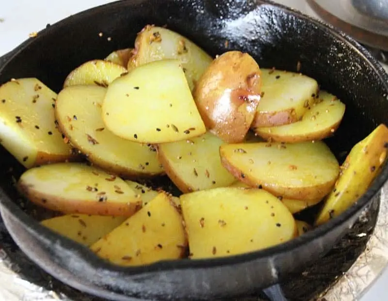 Indian 5 Spice Potatoes