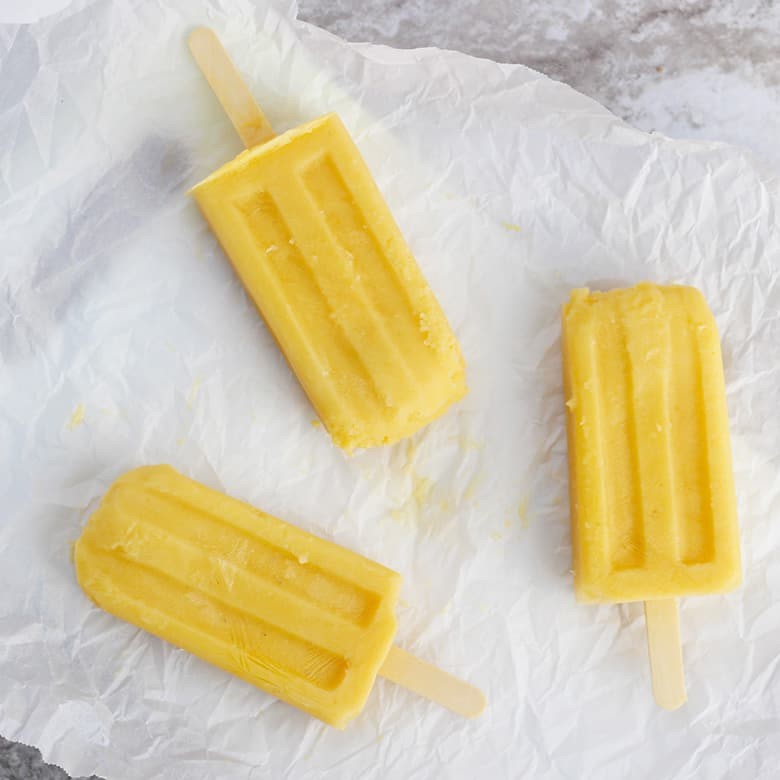 Mango Kefir Smart Popsicles. Cool down with these tasty, healthy popsicles on a hot Summers day! Perfect for picnics, 4th of July and everyday special treats!