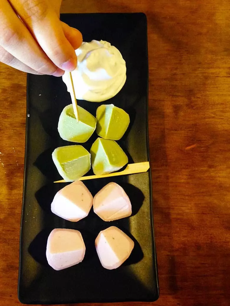 Trying Mochi for the first time.