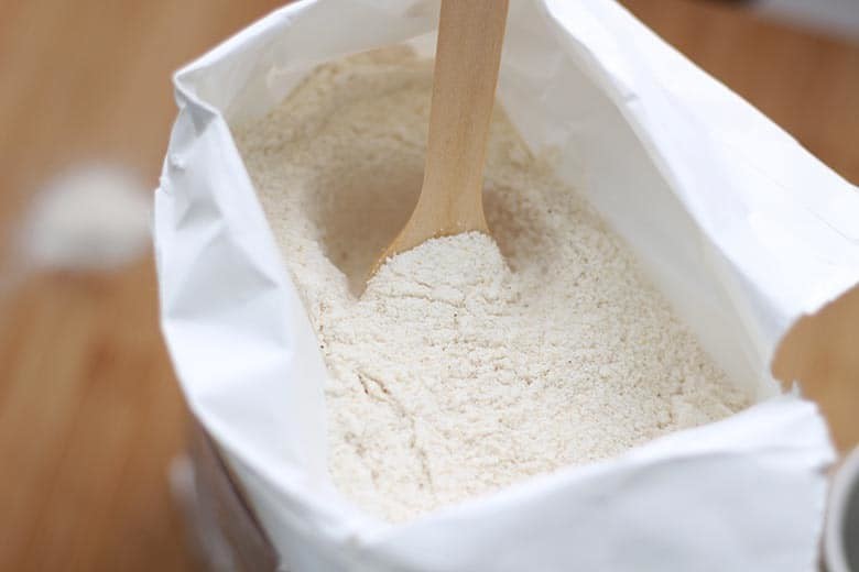 A bag of cornbread flour.