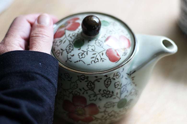 A pot of tea.