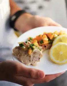 Apricot Salsa Recipe, perfect with fish, chicken or whatever!