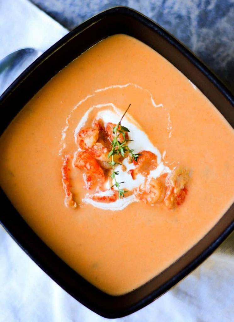 An easy version of a delicious French classic, Lobster Bisque.