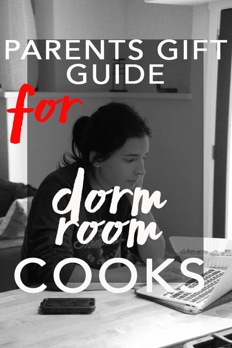 Parents Gift Guide for Dorm Room Cooks. The ultimate guide for college students who cook. Equip your college student with these essentials.