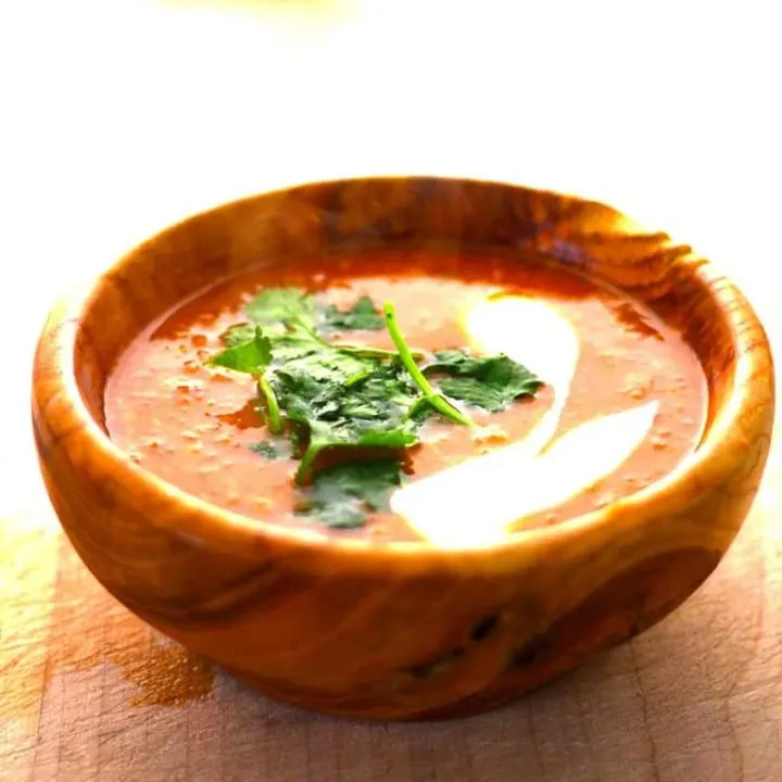 Red Lentil And Tomato Curry Soup