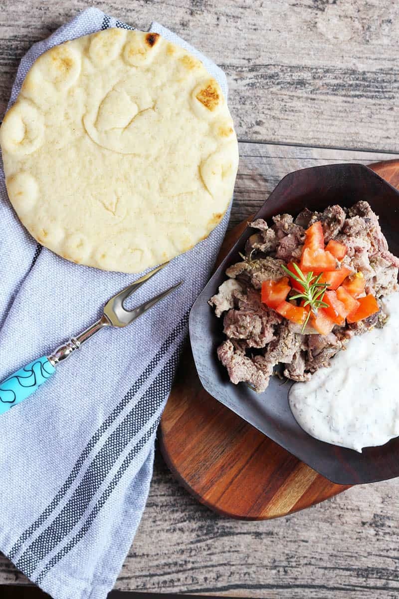 How To Make Gyros, an easy homemade version that everyone can do, SO TASTY, yum! This is your new challenge, learn to make Greek Food! | FusionCraftiness.com