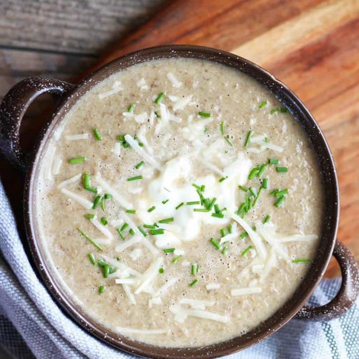 French Mushroom Soup | Soupe Aux Champignons