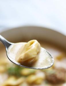 Tortellini Alfredo Soup Recipe