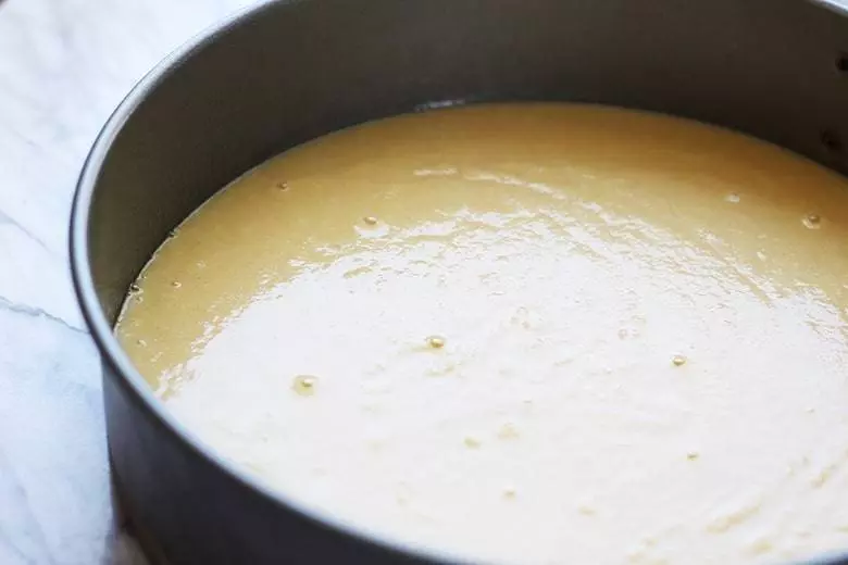 Batter in a pan.