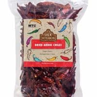 Chilis De Arbol 4 oz Spicy Heat Natural Whole Dried Peppers For Mexican Recipes