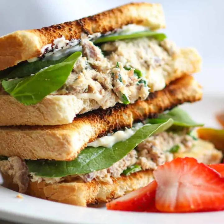 Sardine salad sandwich.