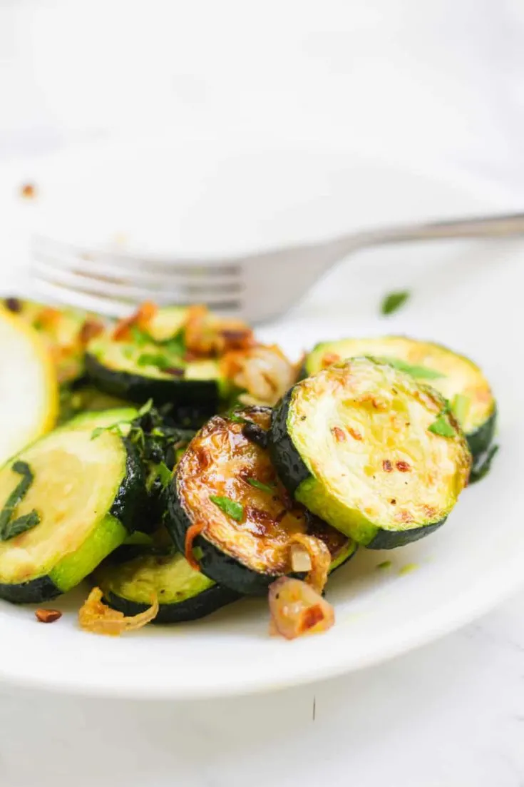 Sautéed Zucchini With Shallots and Herbs